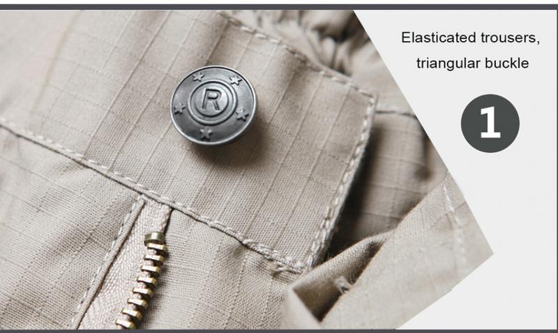 Product Introduction of High quality work pants cargo pants 6 pockets artificial tactical pants overalls trousers multi-pocket pants waterproof sweat-absorbent training workwear 9