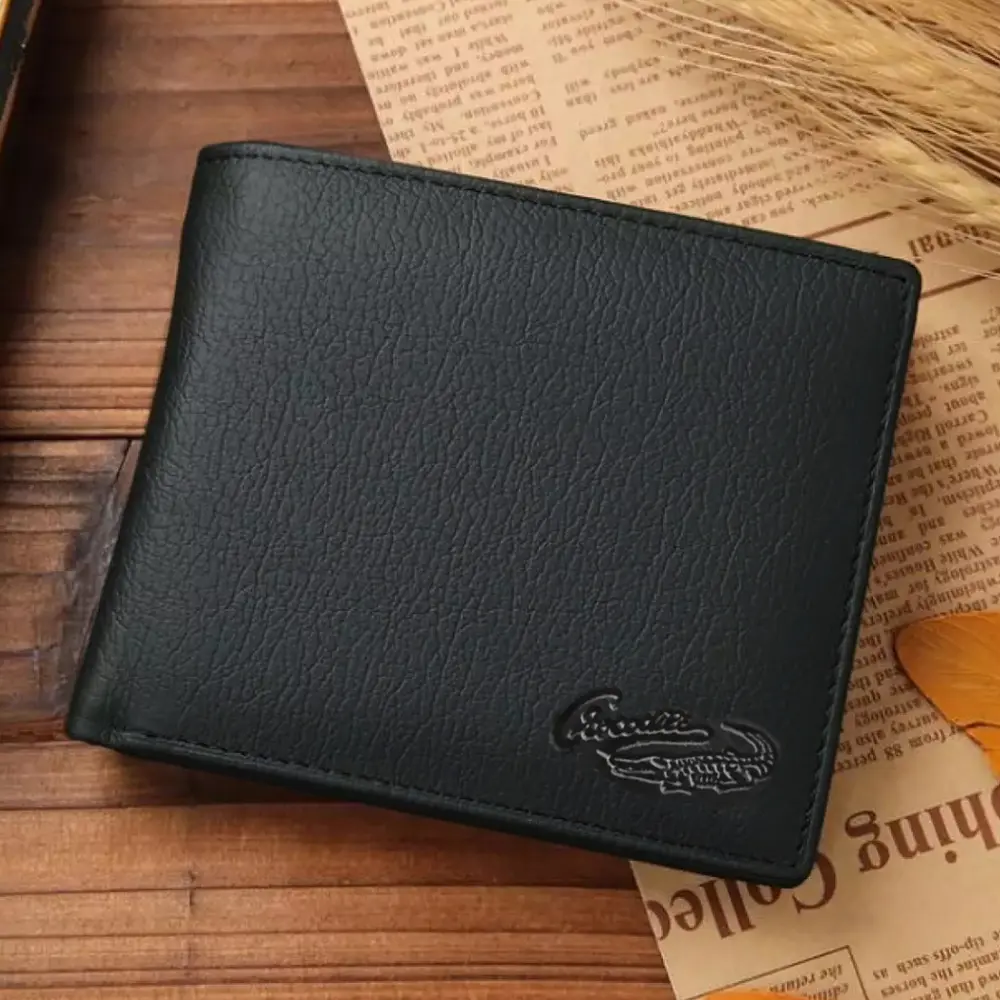 GRATIS ONGKIR Dompet Pria Embos Croco61 Bahan Kulit Sintetik Model Distro Size 5Inch - Tanpa Kotak