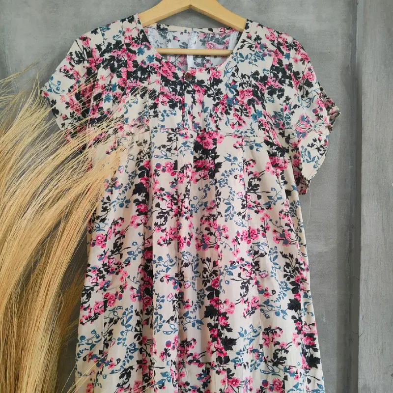 Daster Sambung Rayon Model Busui Kancing Sudah Obras 3