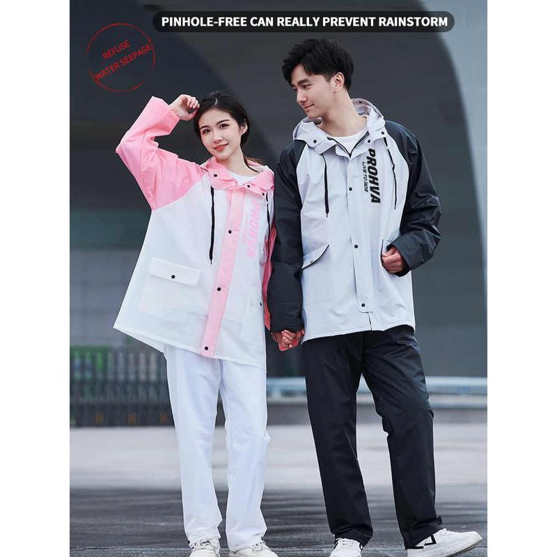 HVA Motorcycle Raincoat Set, Upgraded Waterproof Thick Jacke - TikTok ...