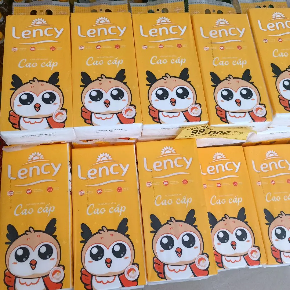 Giấy rút Lency 320 tờ 4 lớp
