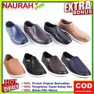 Sepatu Slip On Pantofel Pria Yumeida 5071 & 7091 Sepatu Pria Original Rubber Nyaman Empuk Anti Slip Flat Kasual Kerja