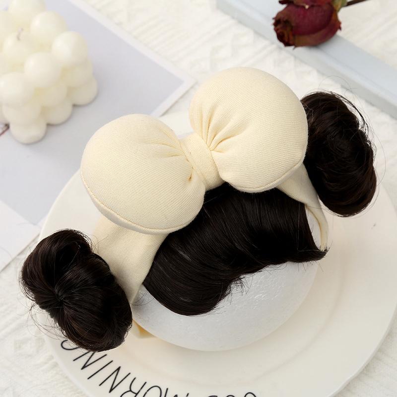 Product Introduction of Băng Đô Tóc Giả Cho Em Bé Và Trẻ Em, Thời Trang, Dễ Thương, Dành Cho Trẻ Em Gái, Kiểu Nơ, Thích Hợp Cho Trẻ Sơ Sinh Và Trẻ Mới Biết Đi, Mũ Tóc Giả, Sợi Tóc, Mũ Đội Đầu Hóa Trang, [Lww] Cho Bé Phụ Kiện Tóc 27
