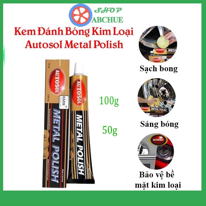 Kem Đánh Bóng Kim Loại Nhôm Đồng Inox Autosol Metal Polish