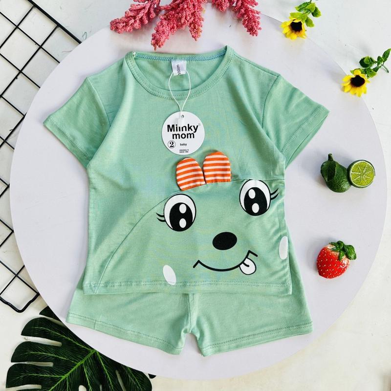 COMBO 3 Bộ Áo + Quần Thun Lạnh Tai Thỏ Đáng Yêu 2KID Cho Bé Trai, Bé Gái, 02 Size 7Kg - 16Kg 8