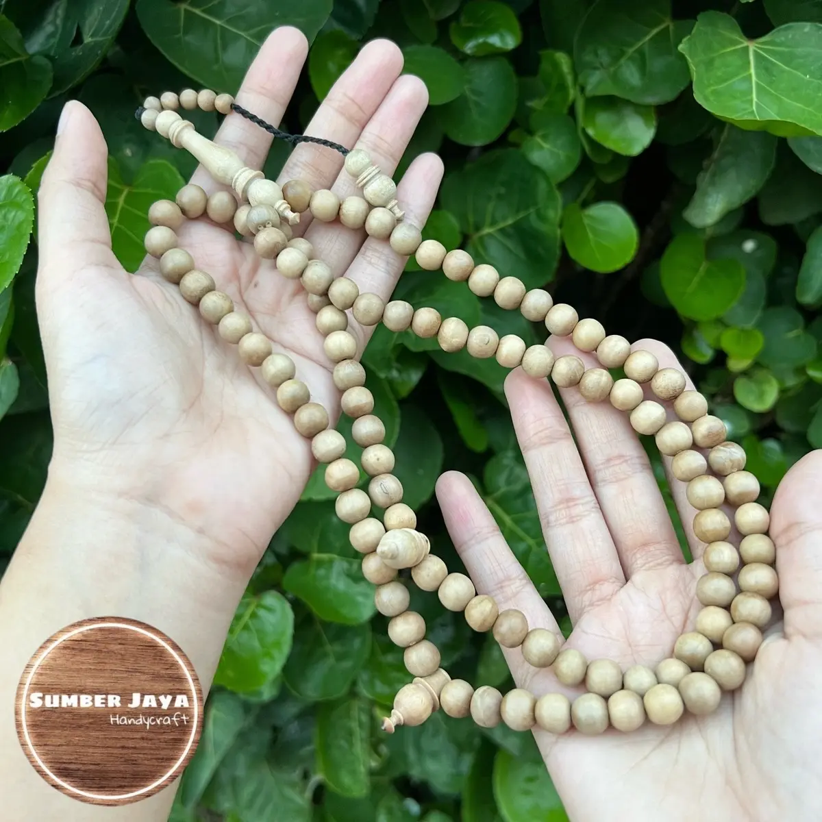 tasbih kayu dewandaru isi 99 butir ukuran 8 mm