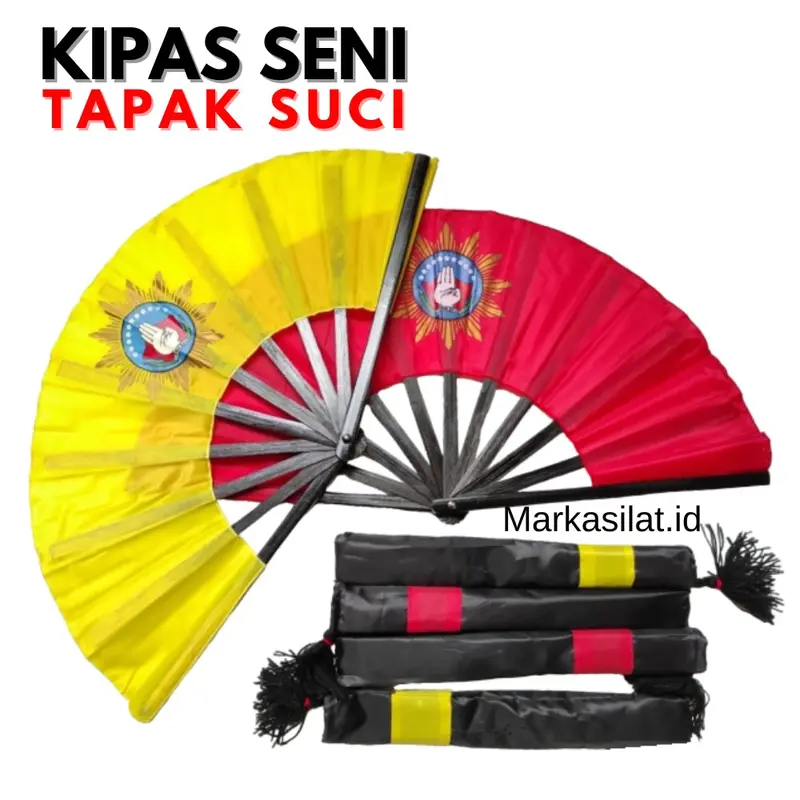 Kipas Seni Pencak Silat Logo TS Tapak Suci Termurah Markasilat Store Kain Bambu 0