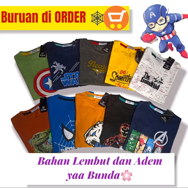 Kaos Anak brand/Kaos anak cowo/Kaos anak branded 3