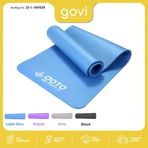 Goto [COD] NBR Yoga Mat 8mm Matras Olahraga Alas Senam Gym Tebal Anti Slip