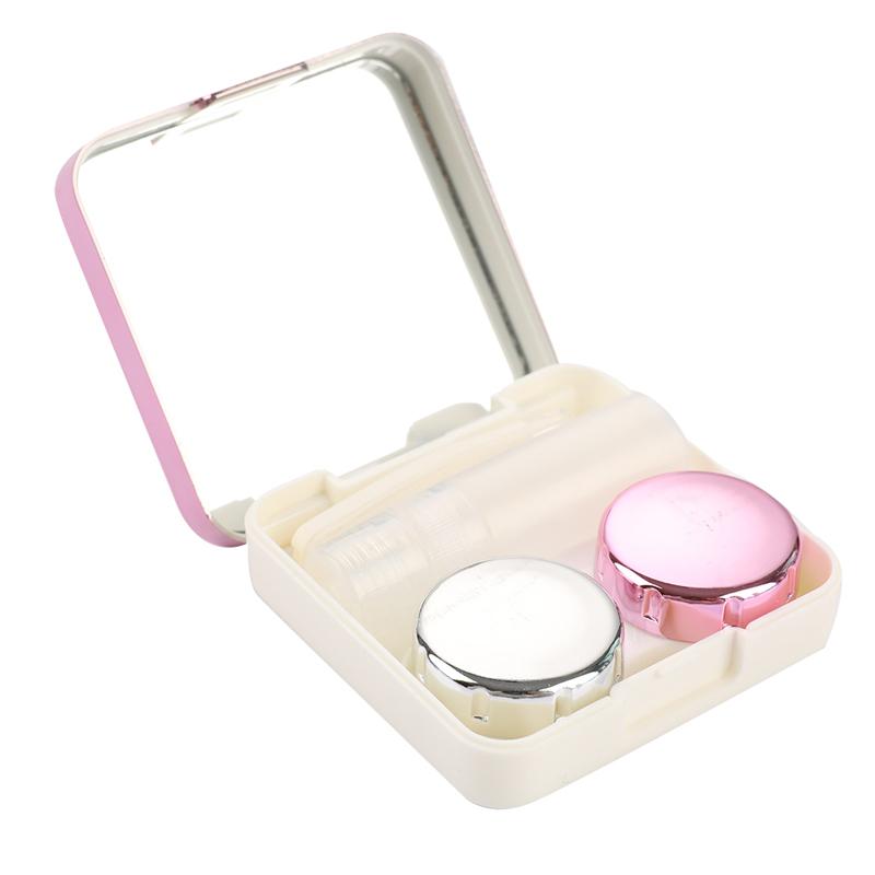 Product Introduction of Fashion Contact Lens Case Mirror Soaking Container Business Travel Holder Kit 23