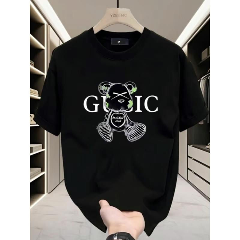 Cặp đôi tay ngắn nam và nữ cởi mở áo thun thời trang mùa hè nhãn hiệu thời trang cotton nguyên chất 3