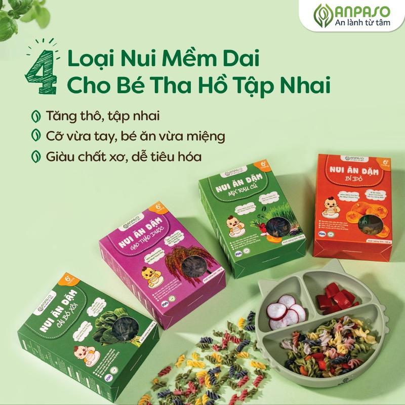 Nui Ăn Dặm Rau Củ ANPASO 150g 1