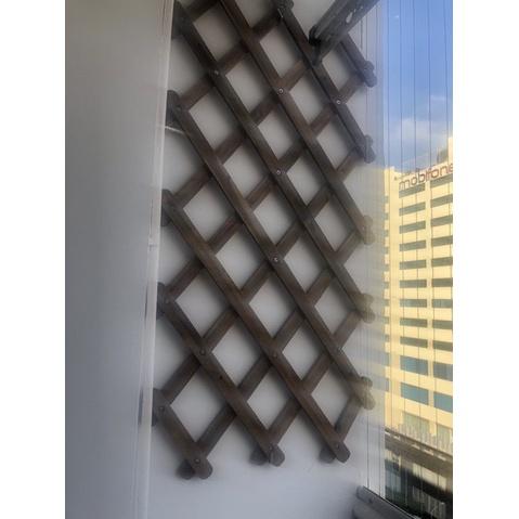 [Cao Cấp] Khung giàn gỗ treo cây ban công, Giàn leo hoa hồng gỗ KT 140x 60 cm Goodwood - Gỗ keo tự nhiên, chống mối mọt, ẩm mốc 6