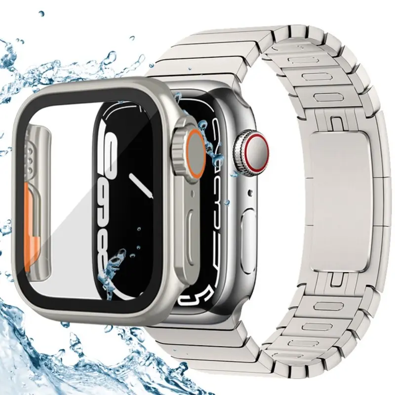 Phụ Kiện Khung Ultra 49mm PC Kính Cường Lực Nắp Đậy Nâng Cấp Vỏ Bảo Vệ Màn Hình, Thay Đổi Để Ốp Ultra, Dành Cho Apple Watch 8, 7, 6, 5, 4, SE 7