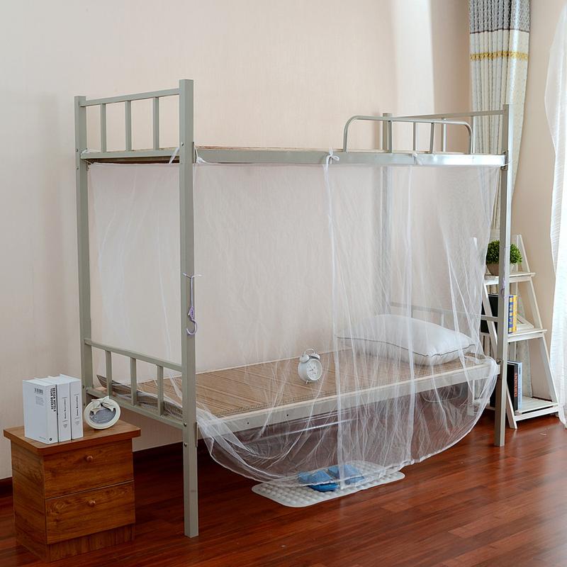Dormitory Bunk Bed Student Mosquito Net Single Double Home Dust-Free Elegant Top Zipper Old-Fashioned Mosquito Net 5