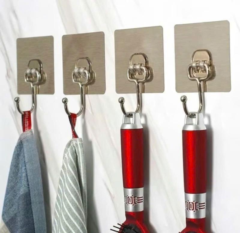Product Introduction of ( Combo 50) Móc Dán Tường Inox Móc Đơn Treo Dán Tường Nhà Tắm Nhà Bếp Đa Năng Kèm móc treo đồ tiện lợi 24