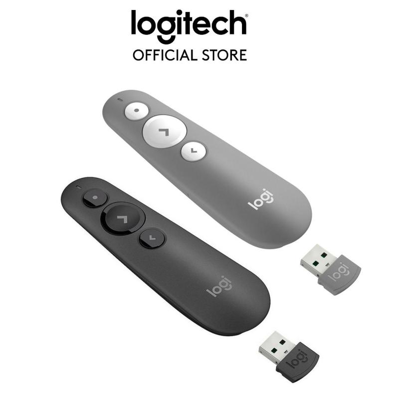 Bút trình chiếu laser LOGITECH R500s - Bluetooth, USB, Các nút bấm giảm ồn