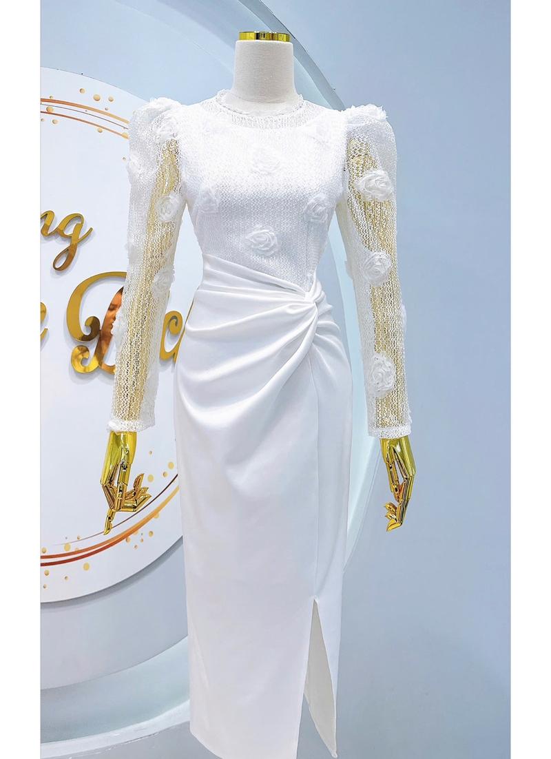 Product Introduction of Đầm tiệc Tôn dáng HÌNH THẬT CUỐI A517 1