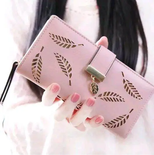 DOMPET LETISHA PANJANG DAUN EMAS DOMPET WANITA Dompet Panjang Kartu Uang 3