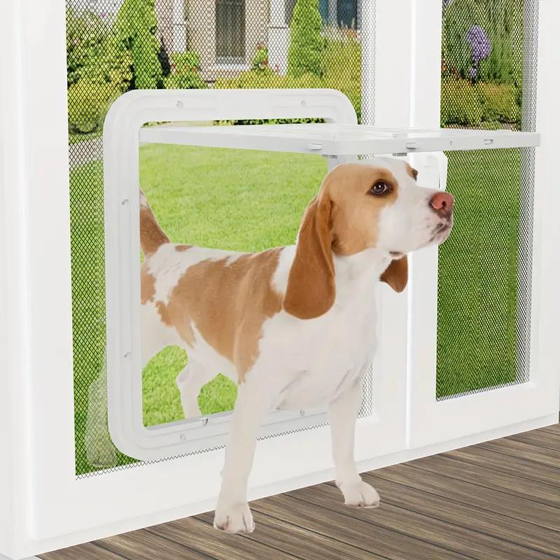 Automatic Closing Magnetic Pet Door, High-quality ABS Cat and Small Dog Gate, Collision-proof Dual-sided Screen Door with Lock 5