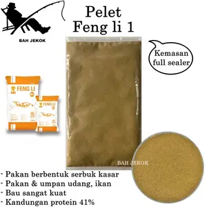 Pelet Feng li 1 Umpan Pakan Ikan & Udang Untuk Akuarium Hias Kecil Bibit Burayak Cupang Koi Guppy Kura-Kura