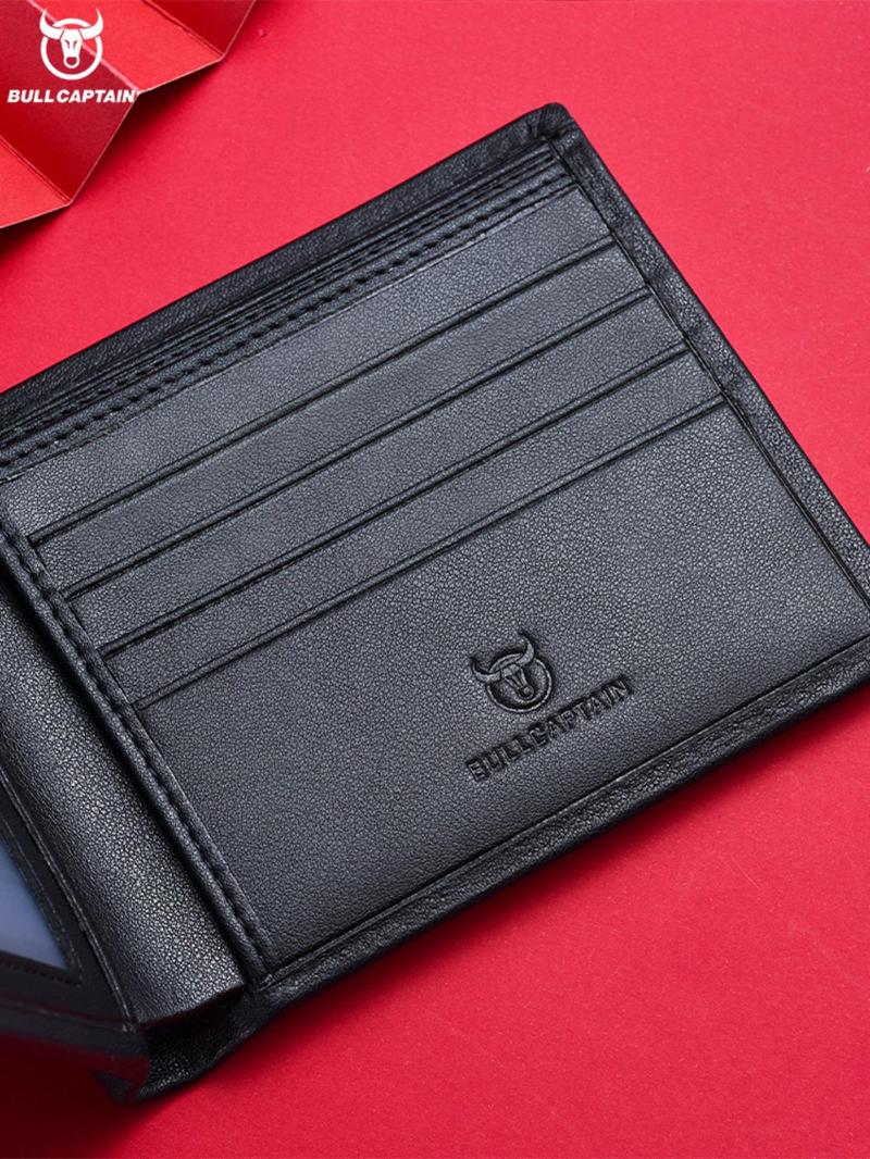 Product Introduction of Men's Business Style Plain Color Wallet, Casual Trendy Wallet with Card Slots, Fashionable Wallet for Men for Daily Use 4