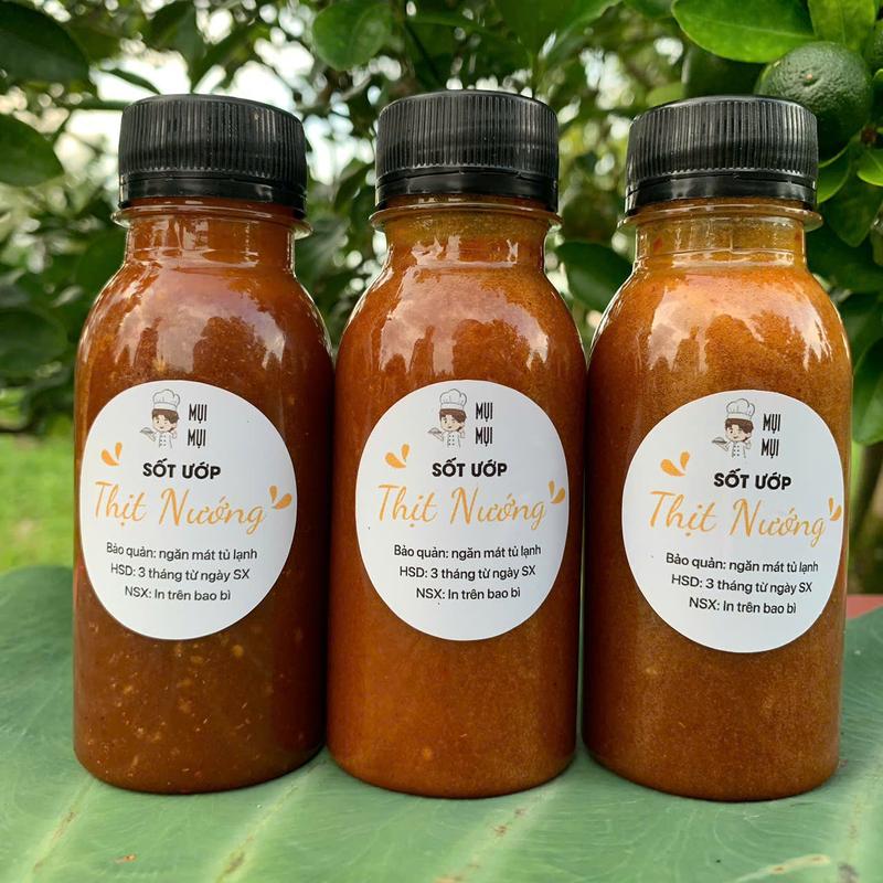 Combo 3 chai ướp thịt nướng - ướp thịt, cá, rau củ nướng - đậm vị thơm ngon - Nước Sốt Gia Vị sotthai  tron nước chấm  hột vịt lộn