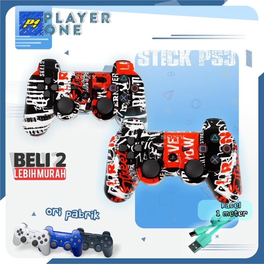 { 2Pcs Hemat } - Stik Stick Playstation 3 PS3 Wireless SONY OP Getar Joystik { 2Pcs Hemat } - Stik Stick Playstation 3 PS3 Wireless SONY OP Getar Joystik