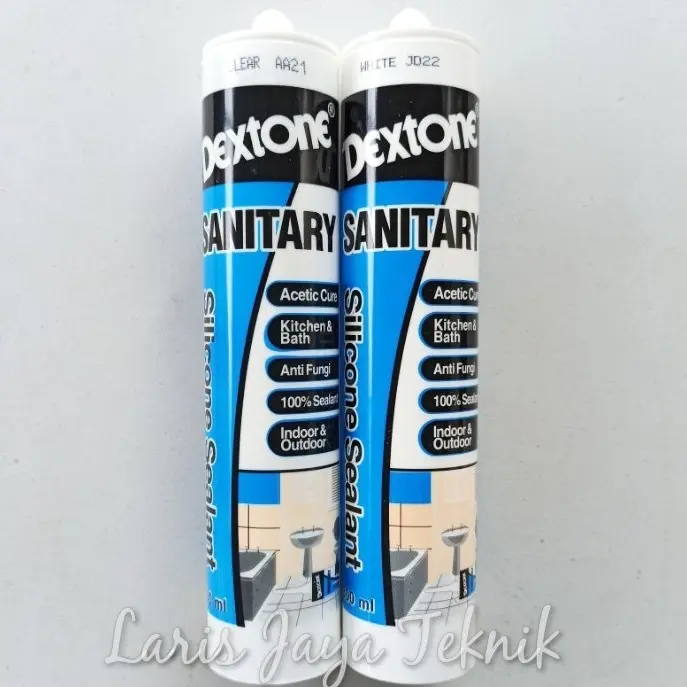SILICONE SEALANT DEXTONE SANITARY ANTI JAMUR (ACETIC) / LEM SEALANT KHUSUS AREA BASAH