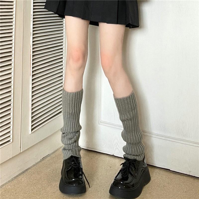 Product Introduction of Vớ Dệt Kim Ấm Áp, Phong Cách Preppy JK, Dài Qua Đầu Gối, Giữ Ấm Chân, Dành Cho Nữ, Thích Hợp Cho Mùa Thu Và Mùa Đông, Vớ Dài Lolita, 42cm 20