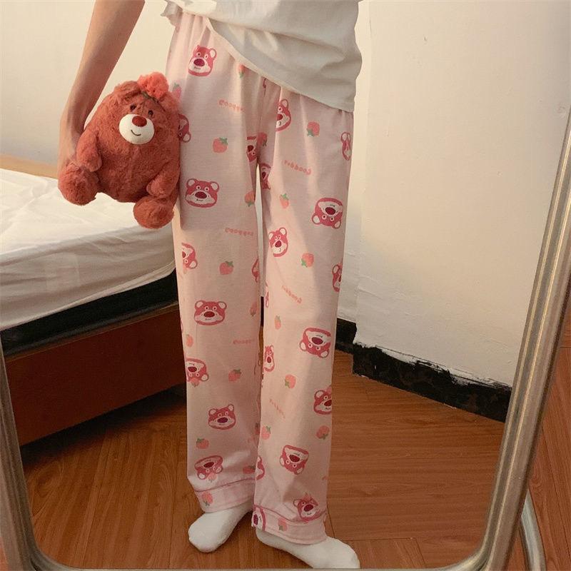 Quần Ngủ Mặc Nhà In Hình Shin Khủng Long Dễ Thương Dành Cho Nữ Women