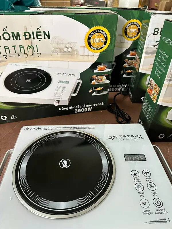 Bếp hồng ngoại, Bếp điện hồng ngoại TATAMI không kén nồi điều khiển cảm ứng công suất 3500W nấu ăn đa năng 1