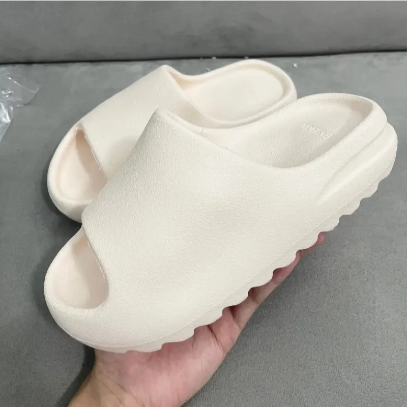 Dép bánh mì vân nhám nữ, dép yz đế 4cm chống trơn BM01