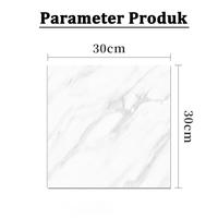 Gambar Vixplorn 10PCS Wallpaper Dinding Vinyl Lantai Marmer Lantai Bertekstur Wallpaper Dinding Stiker Lantai PVC Stiker 30x30cm Stiker Cabinet Marbel Kamar Putih Hijau - Putih-10pcs, 30*30cm dari Vixplorn official Kab. Tangerang 3 Tokopedia