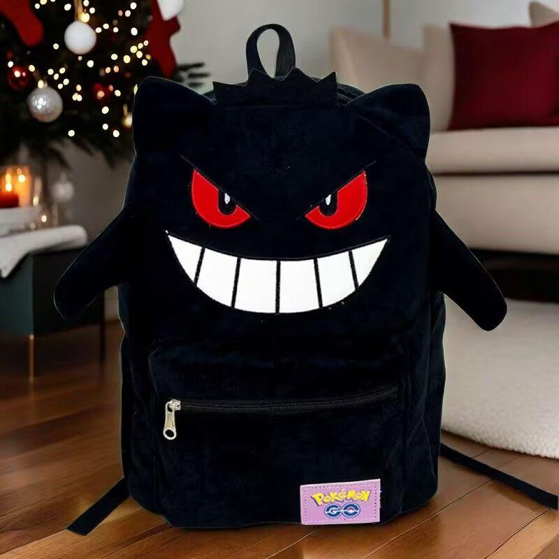 Ba Lô Nhồi Bông Gengar, Màu Đen, Hàng Mới Về, Thích Hợp Cho Học Sinh Cặp Đôi Nam Nữ, Phong Cách Anime Hoạt Hình, Thiết Kế Thường Ngày Dung Tích Lớn, Có Sẵn Vận Chuyển 48 Giờ, Năm 2025 5