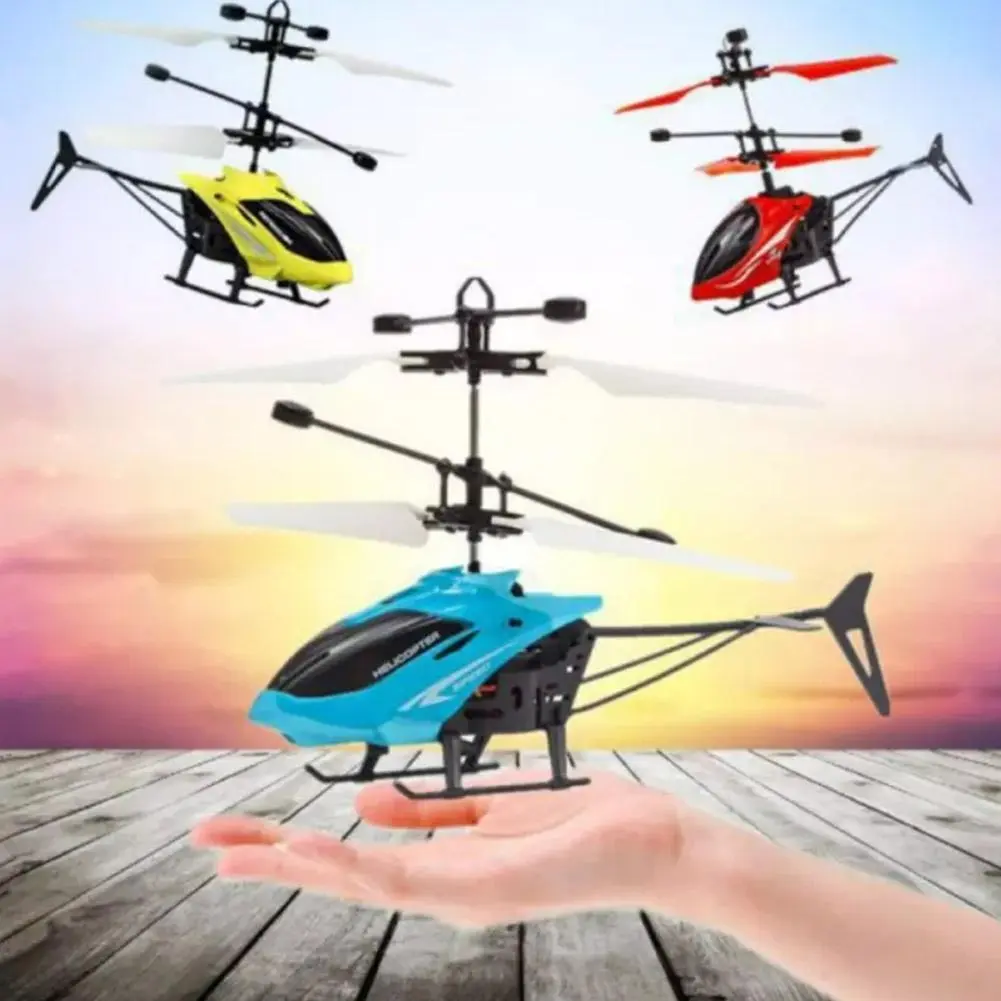 Máy Bay Trực Thăng Điều Khiển Từ Xa, RC, Máy Bay Có Thể Sạc Lại, Điều Khiển Cảm Ứng Hồng Ngoại, Dành Cho Trẻ Em, Đồ Chơi Ngoài Trời, F0X4
