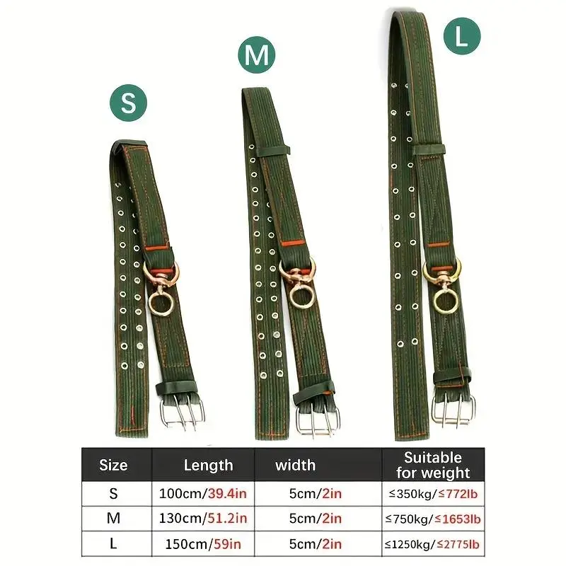 Four Layers Thickened Cow Neck Yoke, 1 Set Durable Canvas Collar with Rope and Bolt, Farm Animal & Poultry Supplies 1