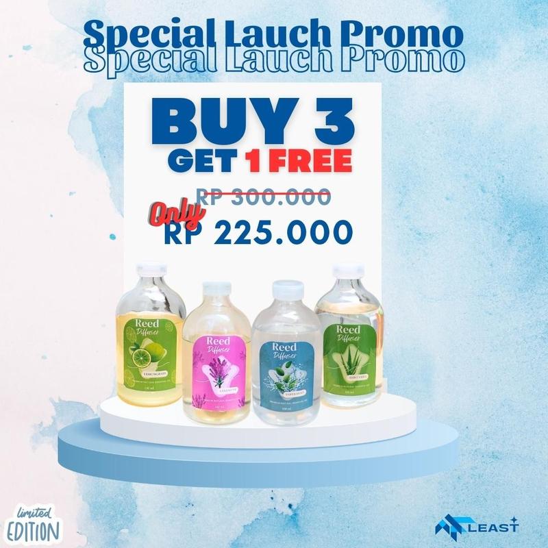 Product Introduction of Buy 3 Get 1 Free Reed Diffuser 100ml by At least 1