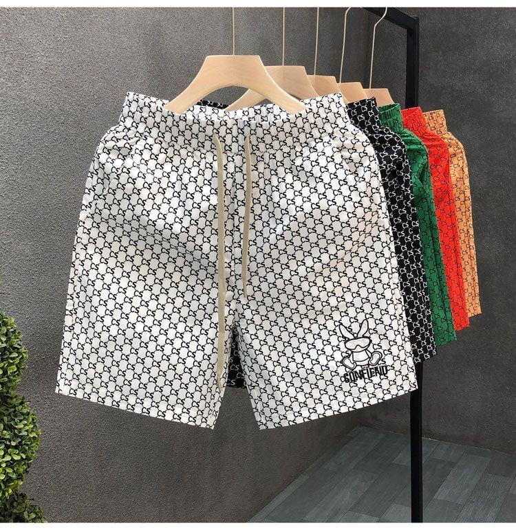 Product Introduction of Quần Đùi In Chữ, Chất Lượng Cao, Dành Cho Nam Giới, Quần Dài Đến Đầu Gối Mỏng Mùa Hè, Hàng Châu Âu Cao Cấp, Quần Giữa, Hàng Mới Về 2025 Menswear Pants 1