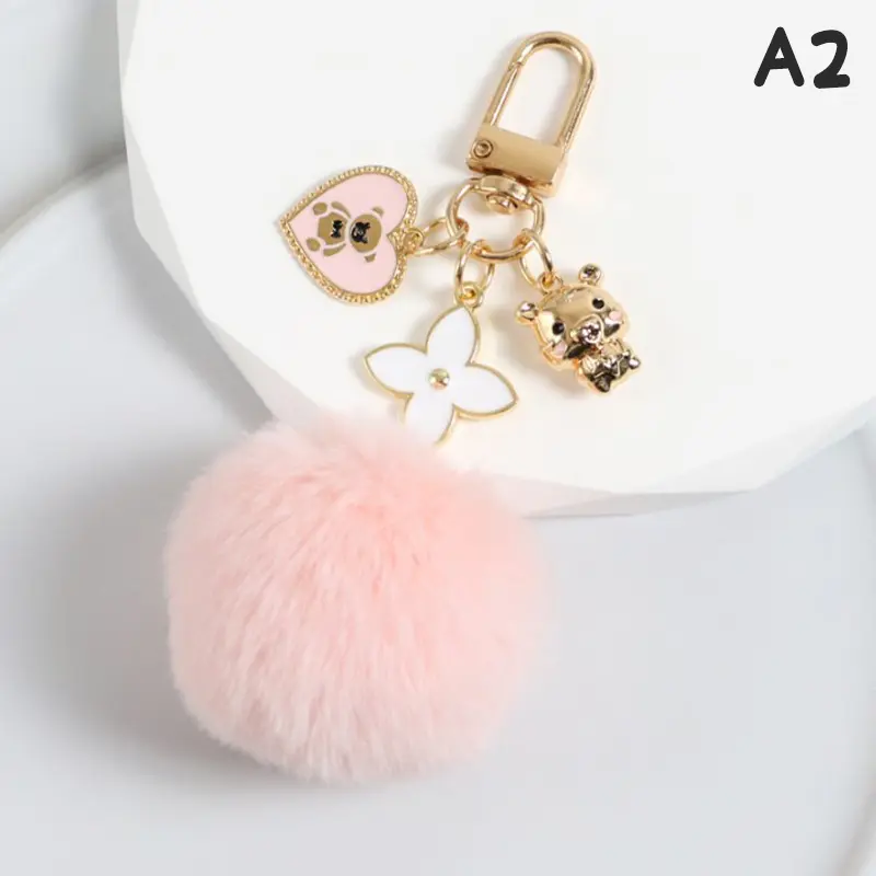 Búp Bê Nhồi Bông Lông Mịn, Thiết Kế Gấu Tình Yêu Kawaii, Móc Chìa Khóa, Thích Hợp Cho Phụ Nữ Và Trẻ Em Gái, Cũng Có Thể Được Sử Dụng Làm Móc Chìa Khóa Túi Xách Hoặc Ô Tô, Mặt Hàng Quà Tặng, Đồ Trang Trí Quyến Rũ 6