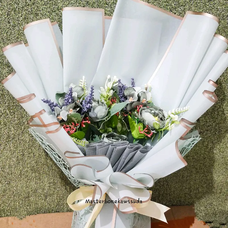 Buket Wisuda bunga mawar artificial kado Wisuda tanpa boneka wisuda tanpa buket uang 1