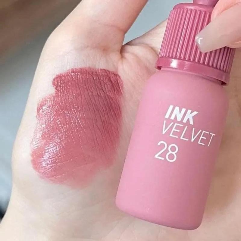Son Kem Lỳ Ink Velvet Màu 28 Hồng Nude Tím Đất Cho Nữ - Cosmetic