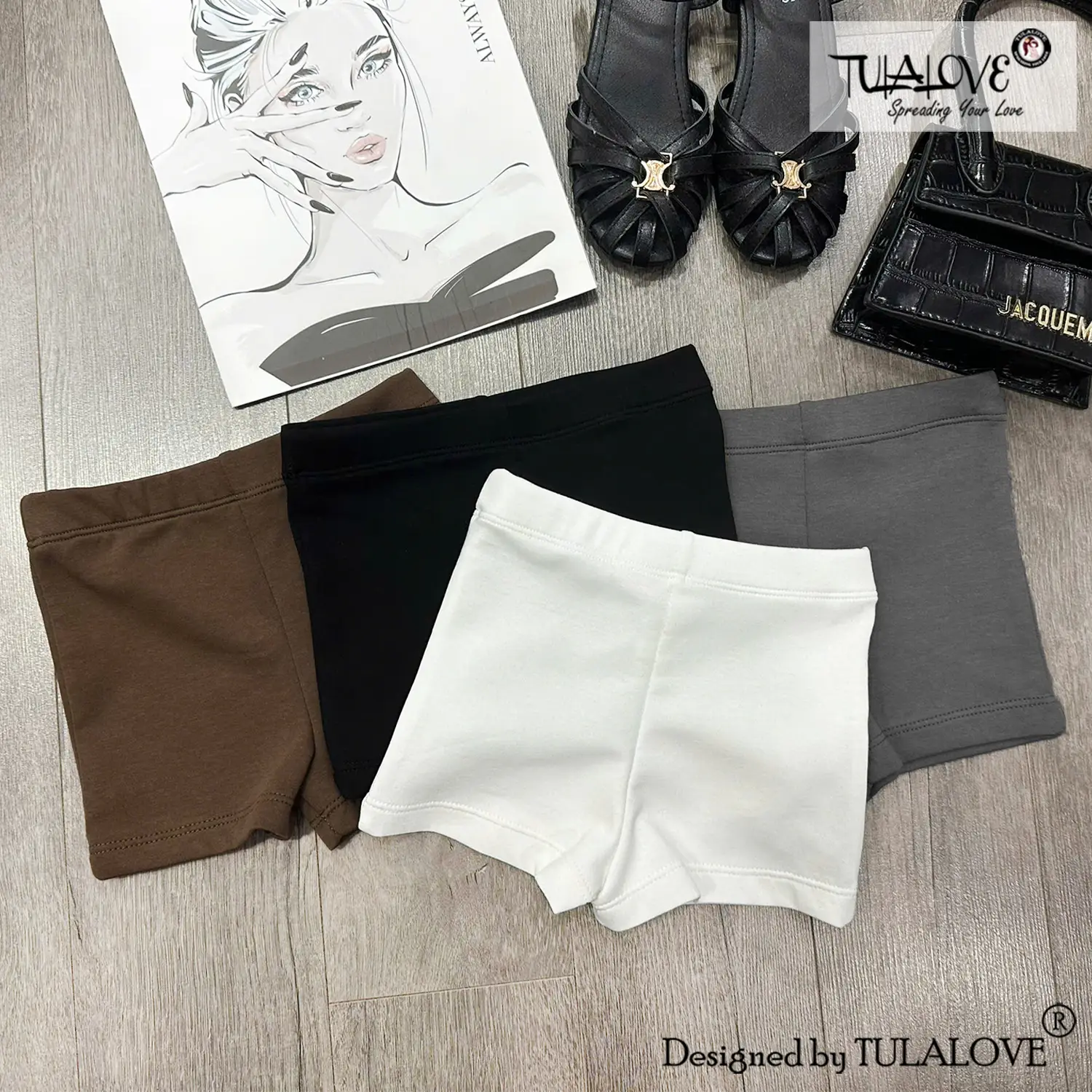 QUÂN ĐÙI ÔM BÉ GÁI Vải Cotton Hàn Lên Form Siêu Yêu, Quần Đùi Cho Bé Tulalove
