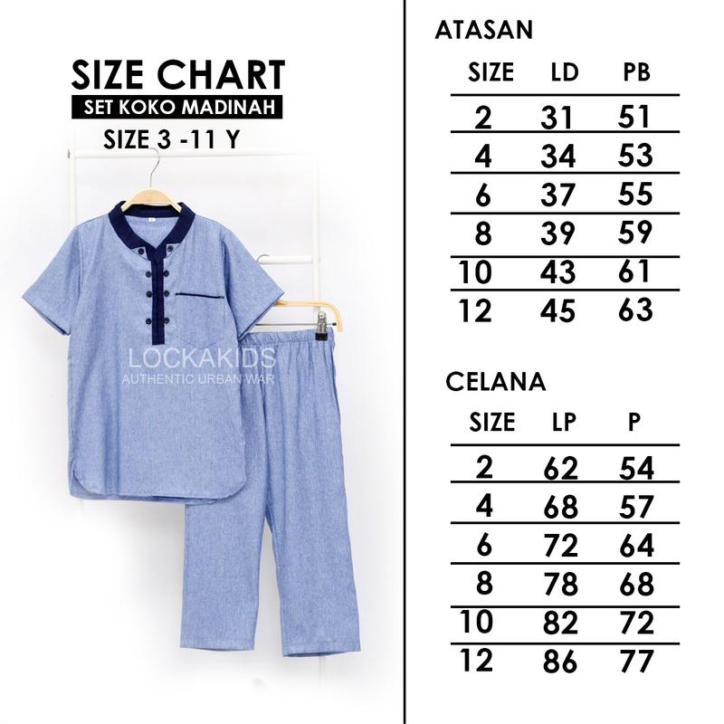 Product Introduction of koko setelan anak laki laki -set kemko anak usia 2 - 12 tahun 25