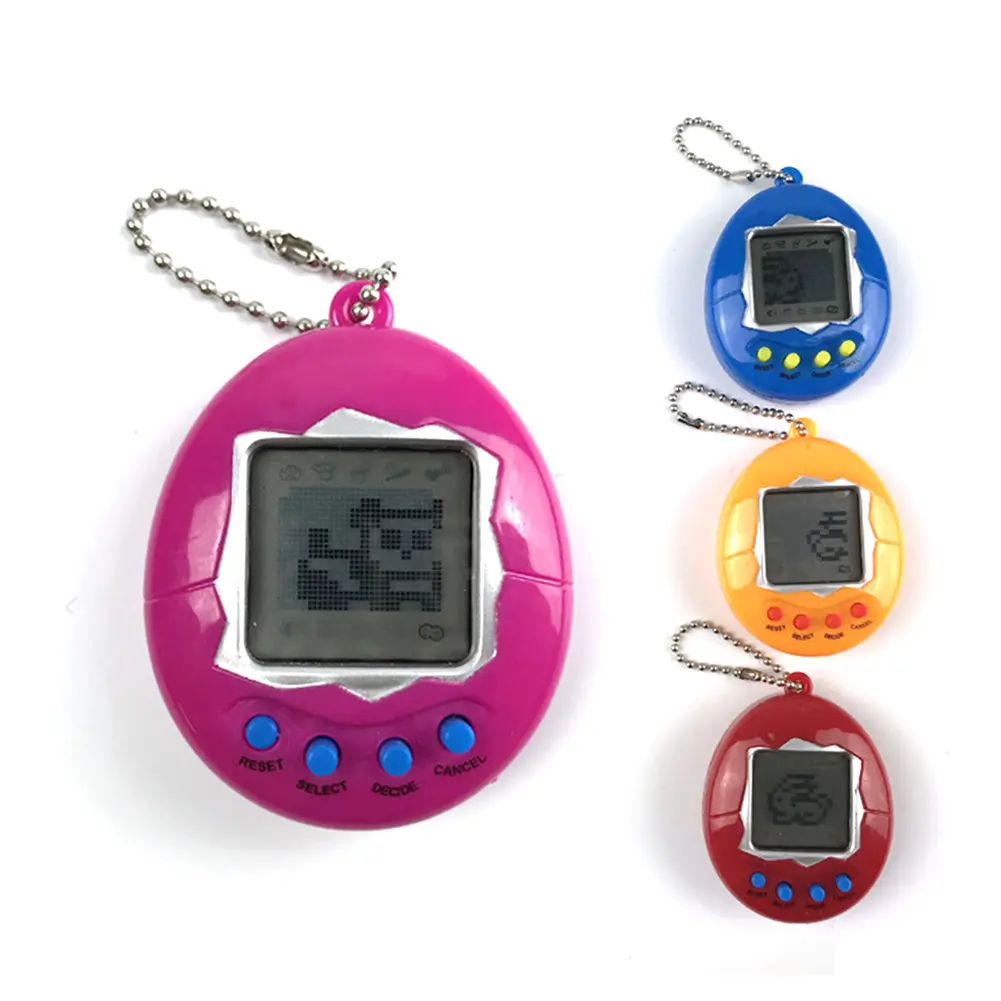 Creative Electronic Pet Game Tamagotchi Toy 168 Pets In One Virtual Pet Electronic Toys Mini Key Chain Children Gifts