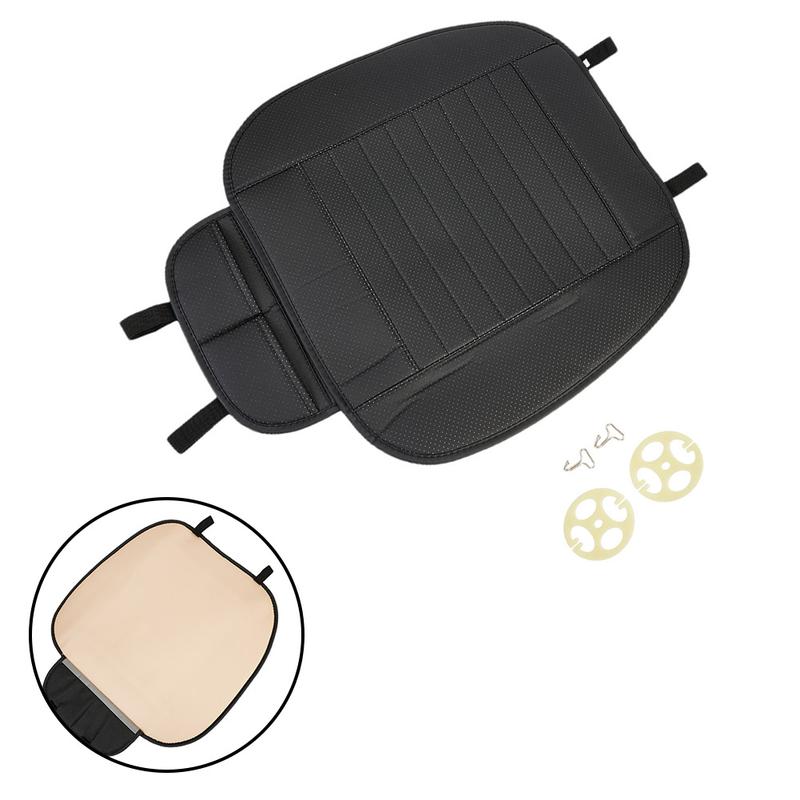 Product Introduction of 【24-hour shipping+free shipping+COD】 Universal PU Leather Car Seat Cover Front Driver Carseat Cushion Protector Anti Slip Seatcover Pad Waterproof 34
