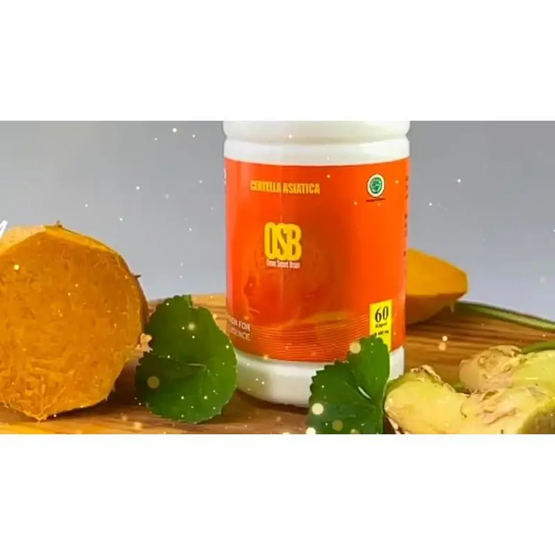 OSB KAPSUL ORIGINAL BPOM 1 botol/60 Kapsul OMAR SMART BRAIN ANAK PINTAR SEHAT DAN CERDAS Kesehatan Otak 5