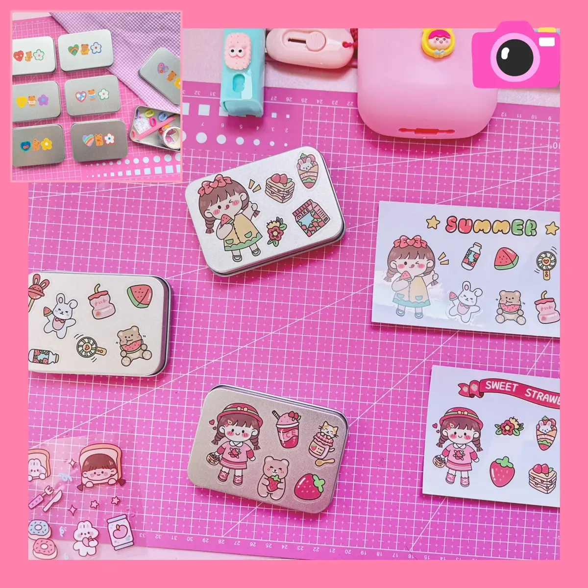 MINI BOX SERBAGUNA | Kotak Penyimpa nan Cincin, Headset, Stiker, Obat, Kosmetik