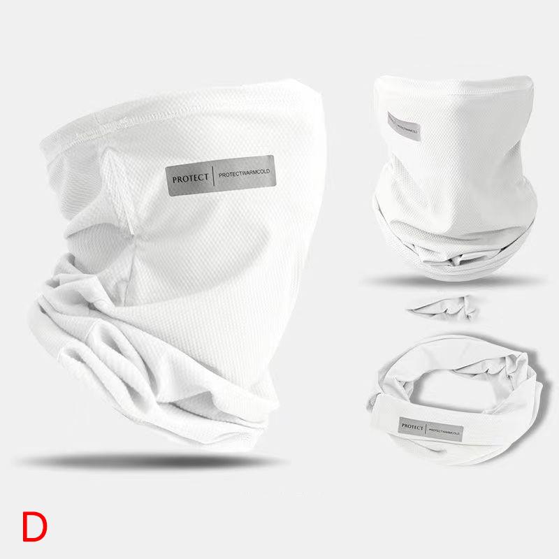 Product Introduction of Khẩu Trang Chống Nắng Lụa Lạnh Mùa Hè, Dành Cho Nam Và Nữ, Khẩu Trang Đi Xe Đạp Ngoài Trời, Màu Trơn Quấn Cổ Chống Tia UV, Khăn Quàng Cổ Khăn Quàng Tai, Thích Hợp Để Chống Nắng Bi 23