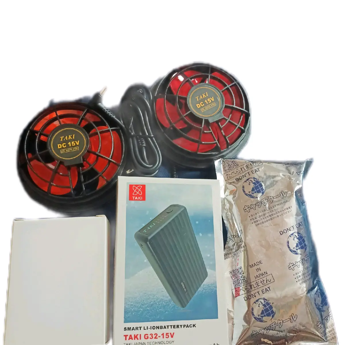 Bộ pin quạt điều hoà TAKI 32000 mah chính hãng ( Chưa có áo)